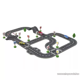   PlayTive (lupilu) City Road Set Fa autópálya szett, városi - utca készlet, 35 darabos