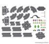 PlayTive (lupilu) City Road Set Fa autópálya szett, városi - utca készlet, 35 darabos
