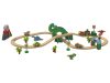 PlayTive DINOSAUR Wooden Train Set dinoszaurusz fa vonat / vasút szett (favonat készlet), 46 részes