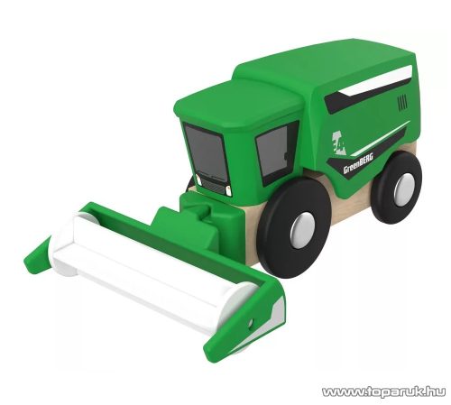 PlayTive Farm Train Set Parasztház fa vasútkészlet, istállóval és malommal, 43 részes