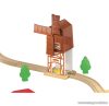 PlayTive Farm Train Set Parasztház fa vasútkészlet, istállóval és malommal, 56 részes