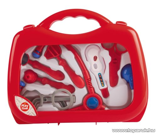 Playtive HG07867/RD szerepjáték készlet, orvosi segédeszközök, 12 részes