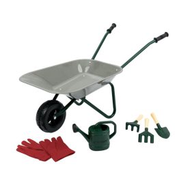 ParkSide PlayTive 7 részes gyermek fém talicska és kerti szerszám készlet