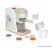 PlayTive KU-12903 Játék fa kávéfőző gép készlet kávépárnával, tejes dobozzal, kanállal, műanyag csészével (9 részes)