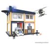 PlayTive POLICE STATION Rendőrség építő játék készlet, fény- és hangeffektusokkal, 167 részes