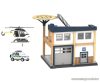 PlayTive POLICE STATION Rendőrség építő játék készlet, fény- és hangeffektusokkal, 167 részes