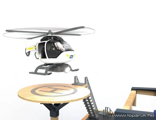 PlayTive POLICE STATION Rendőrség építő játék készlet, fény- és hangeffektusokkal, 167 részes