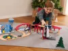 PlayTive Space Station SMART űrállomás fa vasútkészlet, akkus önjáró vonattal és űrhajóval, 75 darabos