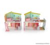 PlayTive PF-9186 Stella Fashion Doll House modern divatos kétszintes fa játék babaház 7 db kiegészítővel, 59 x 66 x 30 cm