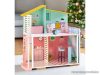 PlayTive PF-9186 Stella Fashion Doll House modern divatos kétszintes fa játék babaház 7 db kiegészítővel, 59 x 66 x 30 cm