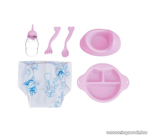 PlayTive BP-11041 Toni, a játékos baba, ivó és nedvesítő funkcióval, rózsaszín