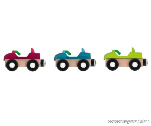 PlayTive Amusement Park Glow in the Dark vidámpark vasútkészlet óriáskerékkel és körhintával, 32 részes