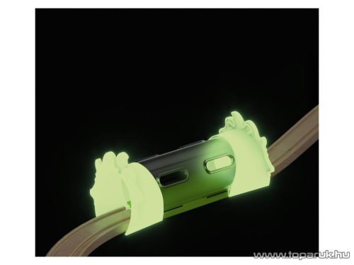 PlayTive Amusement Park Glow in the Dark vidámpark vasútkészlet óriáskerékkel és körhintával, 32 részes