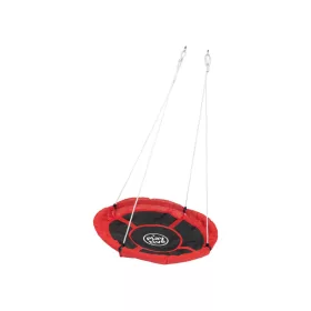 PlayTive NT-9749 fészekhinta 113 cm átmérővel fekete-piros színben