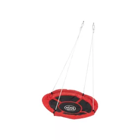 PlayTive NT-9749 fészekhinta 113 cm átmérővel fekete-piros színben