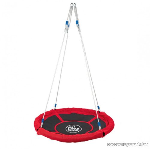 PlayTive NT-9749 Nest Swing fészekhinta, 113 cm átmérő, fekete-piros