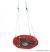 PlayTive NT-9749 Nest Swing fészekhinta, 113 cm átmérő, fekete-piros