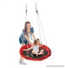 PlayTive NT-9749 Nest Swing fészekhinta, 113 cm átmérő, fekete-piros