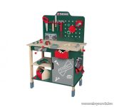   PlayTive Workbench ParkSide HG07512 Valódi fából készült játék munkapad, szerelő asztal, 74 részes