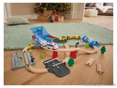 lupilu (Playtive) Railway Set City Express városi express vasútkészlet, 51 részes