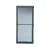 Livarno Home QA801/BK Komplett nyitható szúnyoghálós ajtó alumínium kerettel, rovarhálóval, zsanérokkal, 210 x 100 cm, antracit
