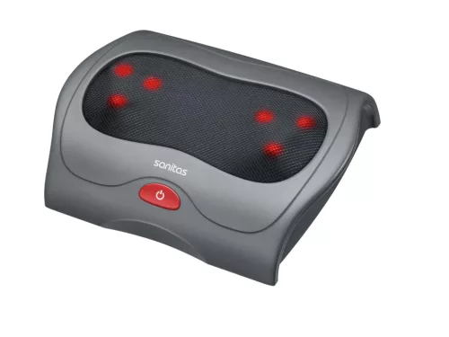 Sanitas SFM 34 Shiatsu talpmasszírozó, 6 fejjel és fűtéssel, fekete színben