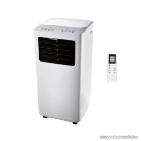   (BONTOTT / 883469) SilverCrest 9000 BTU WIFI A1 Energiatakarékos mobil légkondicionáló mobilklíma és páramentesítő + távirányító + kivezető készlet, 9000 BTU, 2.64 kW
