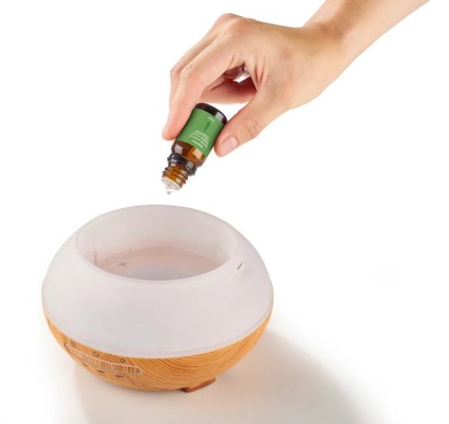 Aromaterápiás diffúzor levendulaolajjal hálózati adapterrel és mérőpohárral