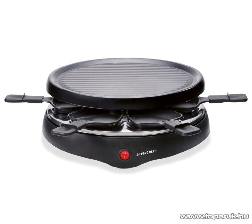 SilverCrest PD-8921 Raclette grill, raklett grillsütő, 6 személyes, 800 W