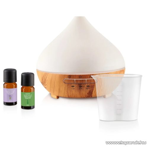 SilverCrest SADH 12 C3 Ultrahangos párásító aromalámpa, aroma diffúzor, fényhatással + 2 db illóolaj, 300 ml