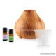 SilverCrest SADH 12 D3 Famintás ultrahangos párásító aromalámpa, aroma diffúzor, fényhatással + 2 db illóolaj, 300 ml