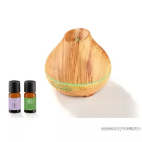   SilverCrest SADH 12 D3 Famintás ultrahangos párásító aromalámpa, aroma diffúzor, fényhatással + 2 db illóolaj, 300 ml