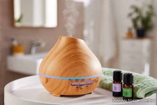 SilverCrest SADH 12 D3 Famintás ultrahangos párásító aromalámpa, aroma diffúzor, fényhatással + 2 db illóolaj, 300 ml