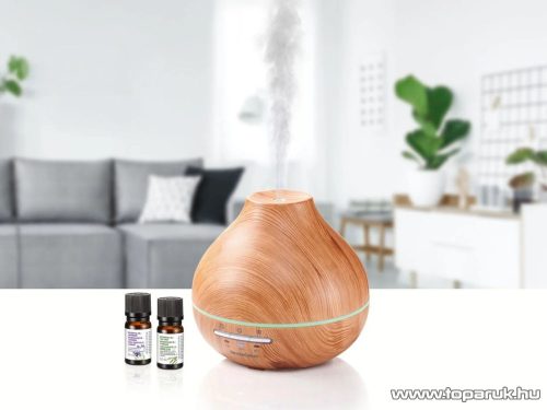 SilverCrest SADH A1 Ultrahangos famintás párásító aromalámpa, aroma diffúzor, fényhatással + 2 db illóolaj, 300 ml