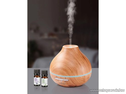 SilverCrest SADH A1 Ultrahangos famintás párásító aromalámpa, aroma diffúzor, fényhatással + 2 db illóolaj, 300 ml