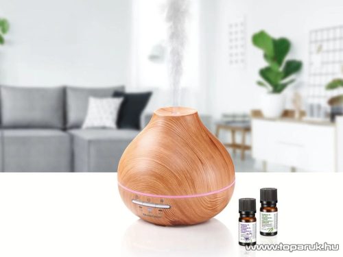 SilverCrest SADH A1 Ultrahangos famintás párásító aromalámpa, aroma diffúzor, fényhatással + 2 db illóolaj, 300 ml