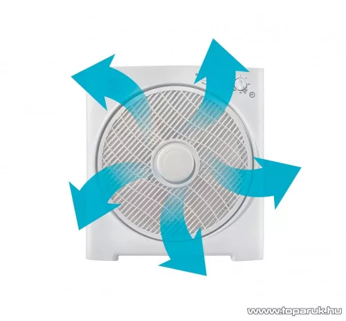 SilverCrest SBV 50 C1 BOX FAN ventilátor időzítővel, fehér, 50W