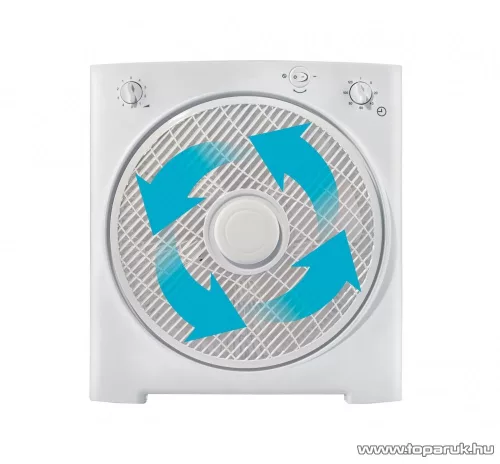 SilverCrest SBV 50 C1 BOX FAN ventilátor időzítővel, fehér, 50W