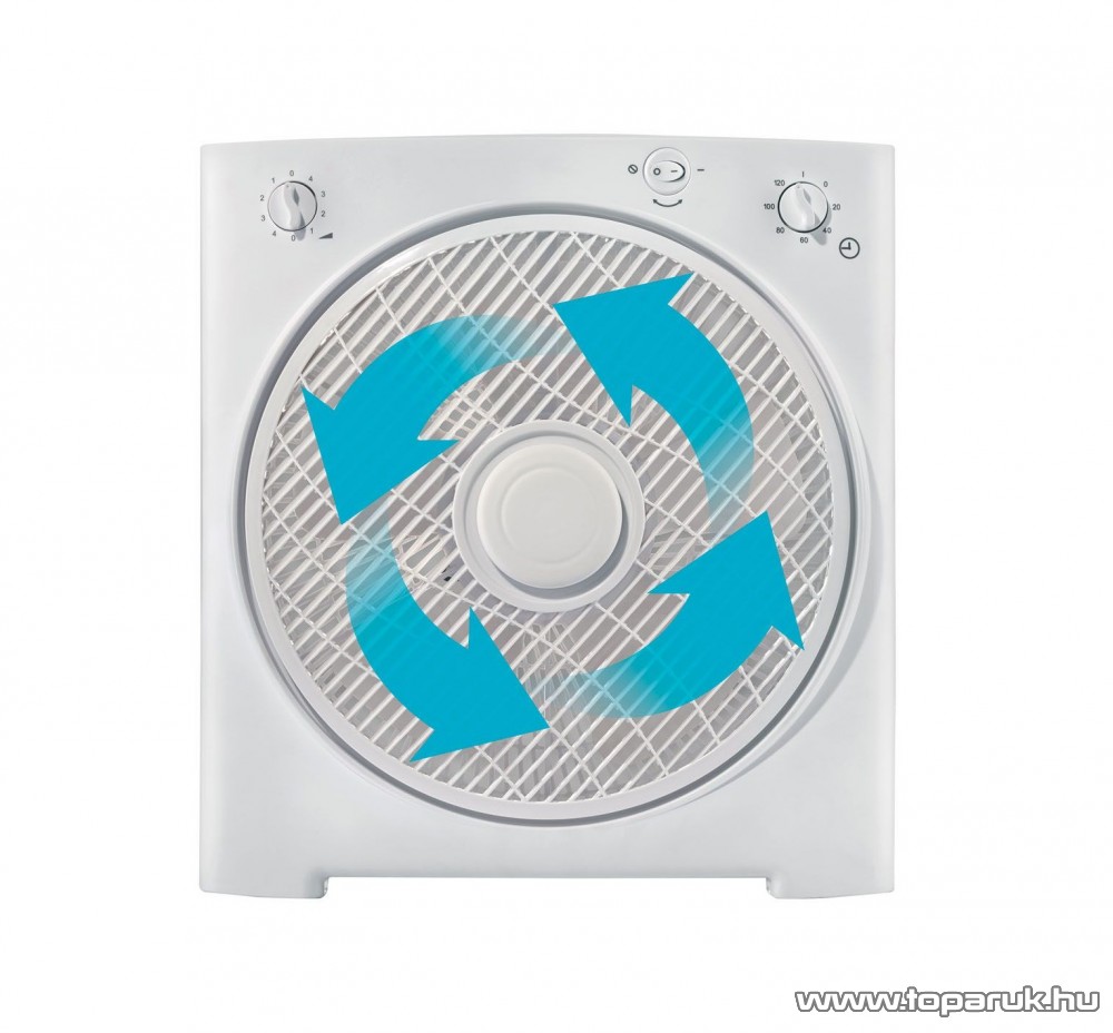 SilverCrest SBV 50 C1 BOX FAN ventilátor időzítővel, fehér,