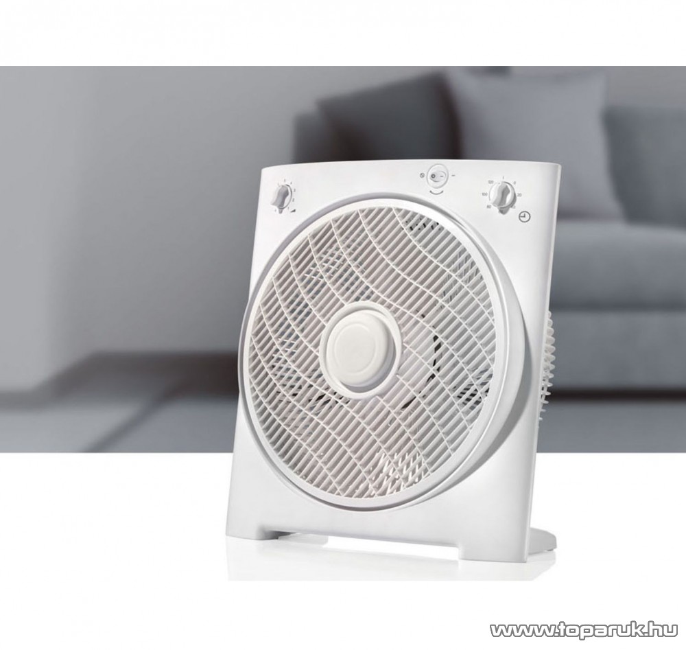 SBV C1 fehér, 50 FAN időzítővel, ventilátor SilverCrest BOX