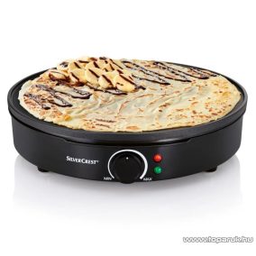   SilverCrest SCM 1200 A1 Crepe Maker Elektromos óriás palacsinta sütő, ILAG sütőlappal, 30 cm, 1200W