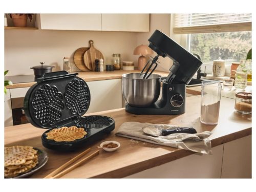 SilverCrest SDW 1200 C1 Dupla gofrisütő, ILAG tapadásgátló bevonattal, fekete, 1200 W