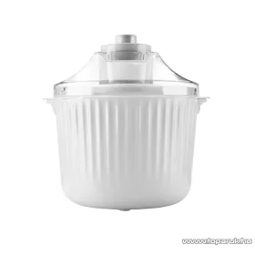   SilverCrest SECM 12 E2 Elektromos fagyigép, házi sorbet és fagylaltkészítő gép, 1,65 liter (700g / 1000 ml jégkrémhez), 12 W, fehér