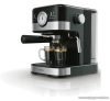 (BONTOTT / K-161914) SilverCrest SEM 1100 C5 Eszpresszó cappuccino 2 csészés presszó kávéfőző, fekete-ezüst, 1100 W
