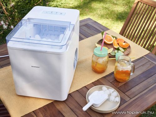 SilverCrest SEMK 105 B2 Háztartási jégkocka készítő gép (jégkockagép), fehér, 105 W, 12 kg / 24 óra