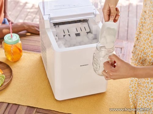 SilverCrest SEMK 105 B2 Háztartási jégkocka készítő gép (jégkockagép), fehér, 105 W, 12 kg / 24 óra