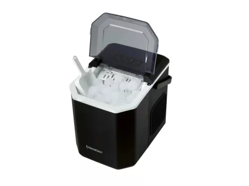 Silvercrest SEMK 105 C1 fekete jégkockakészítő gép elegáns Soft-Touch kezelőpanellel