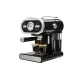 SilverCrest SEM 1100 E1 BLACK Eszpresszó cappuccino 2 csészés presszó kávéfőző, fekete, 1100 W