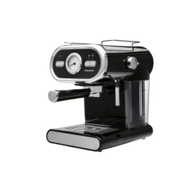   SilverCrest SEM 1100 E1 BLACK Eszpresszó cappuccino 2 csészés presszó kávéfőző, fekete, 1100 W