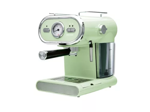 SilverCrest SEM 1100 E1 GREEN Eszpresszó cappuccino 2 csészés presszó kávéfőző, pisztácia zöld, 1100 W
